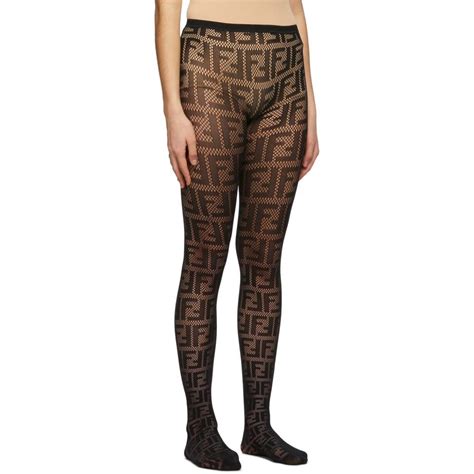 black forever fendi tights|Fendi Leggings for Women .